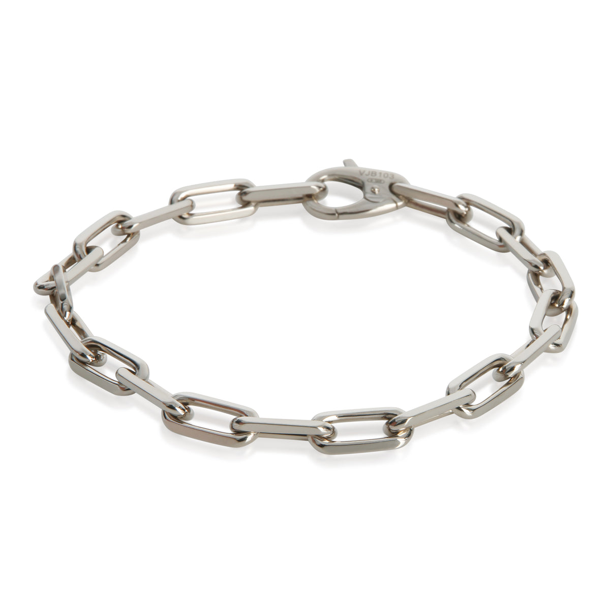 Cartier White Gold  Medium Model Santos Bracelet fv