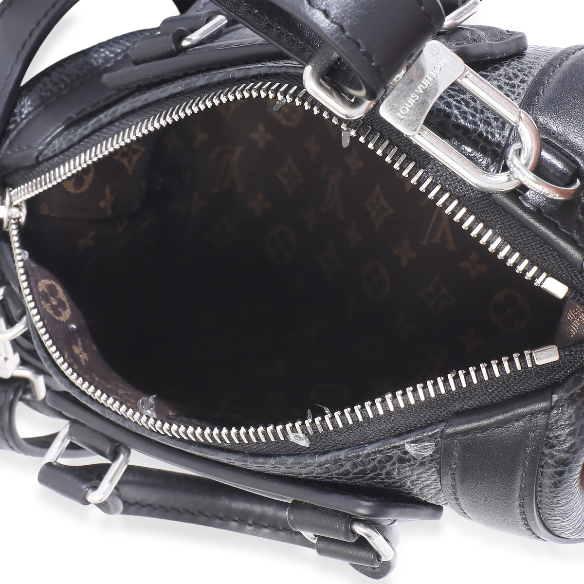 Louis Vuitton Black Pixel Lambskin LV Biker PM Handbag 9