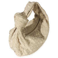 Bottega Veneta Beige Intrecciato Suede Teen Jodie Handbag 3