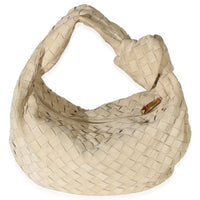Bottega Veneta Beige Intrecciato Suede Teen Jodie Handbag 4