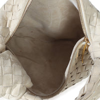 Bottega Veneta Beige Intrecciato Suede Teen Jodie Handbag 8