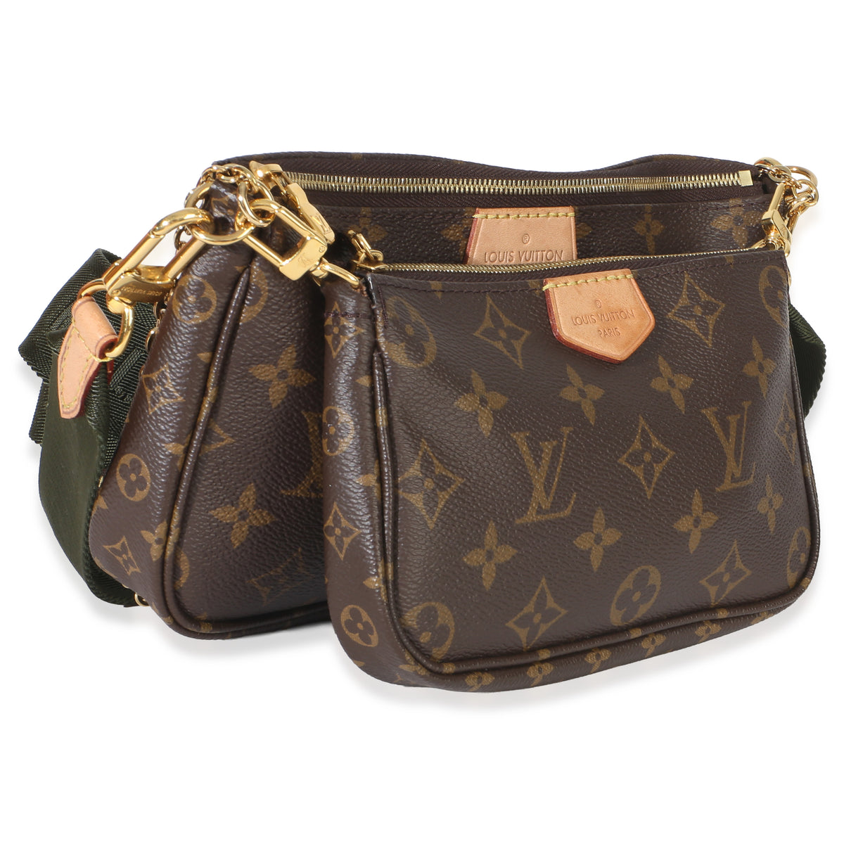 Louis Vuitton Khaki Monogram Canvas Multi Pochette Accessoires Handbag 3