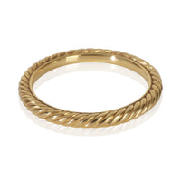 David Yurman Yellow Gold  2mm Cable Band pv