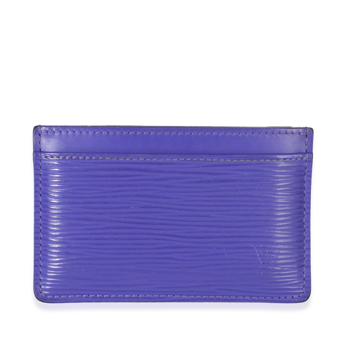 Louis Vuitton Purple Epi Card Holder Wallet fv