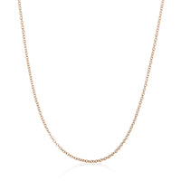 Tiffany & Co. Rose Gold  Elsa Peretti Cable Chain Necklace fv