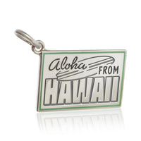 Tiffany & Co. Sterling Silver  Aloha From Hawaii Envelope Charm sv