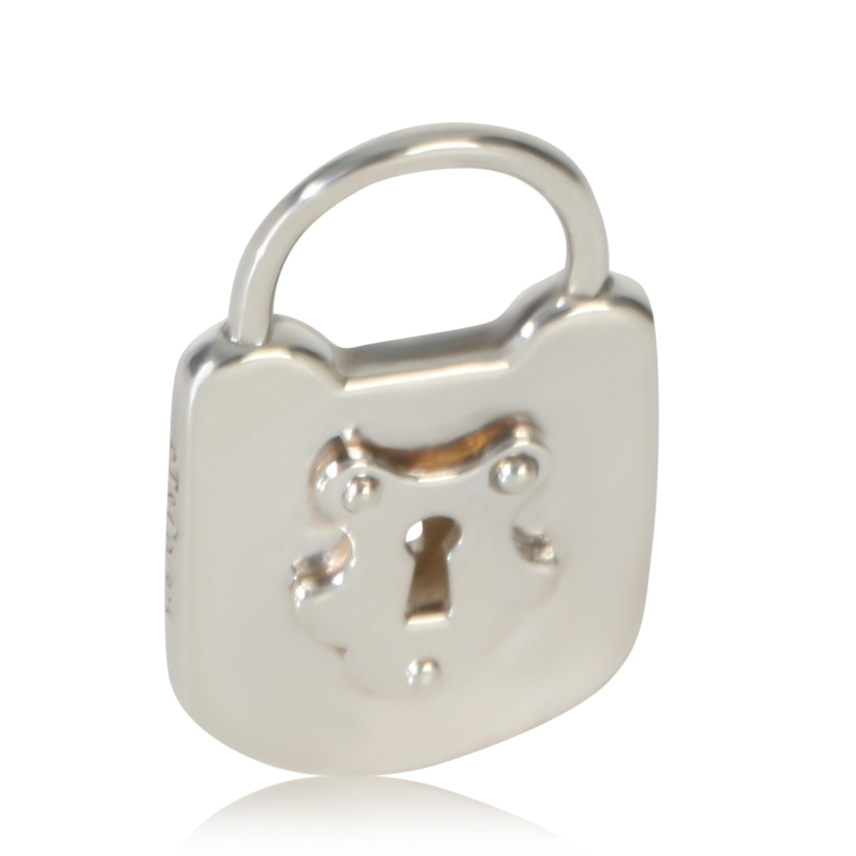 Tiffany & Co. Sterling Silver  Lock Pendant bv