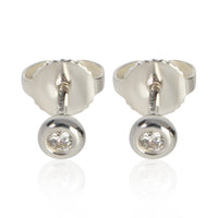Tiffany & Co. Sterling Silver Diamond Elsa Peretti Diamond By The Yard Earrings id