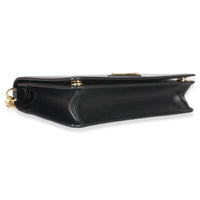 Prada Black Saffiano Triangle Logo Chain Flap Bag Handbag 7