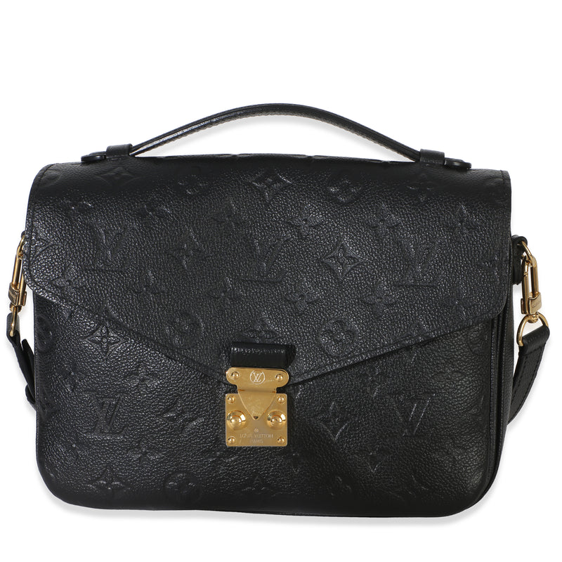 Louis Vuitton Black Monogram Empreinte Pochette Metis Handbag id