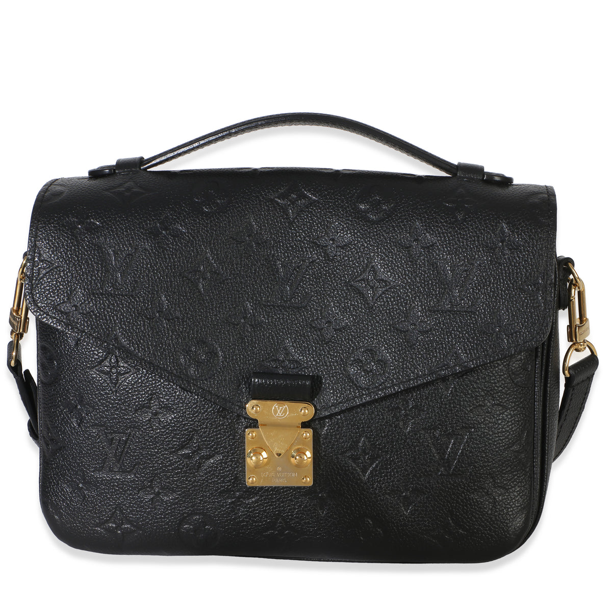 Louis Vuitton Black Monogram Empreinte Pochette Metis Handbag id