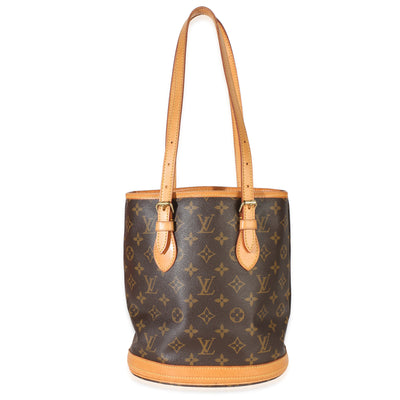 Louis Vuitton Monogram Canvas Petit Bucket 23 Handbag id
