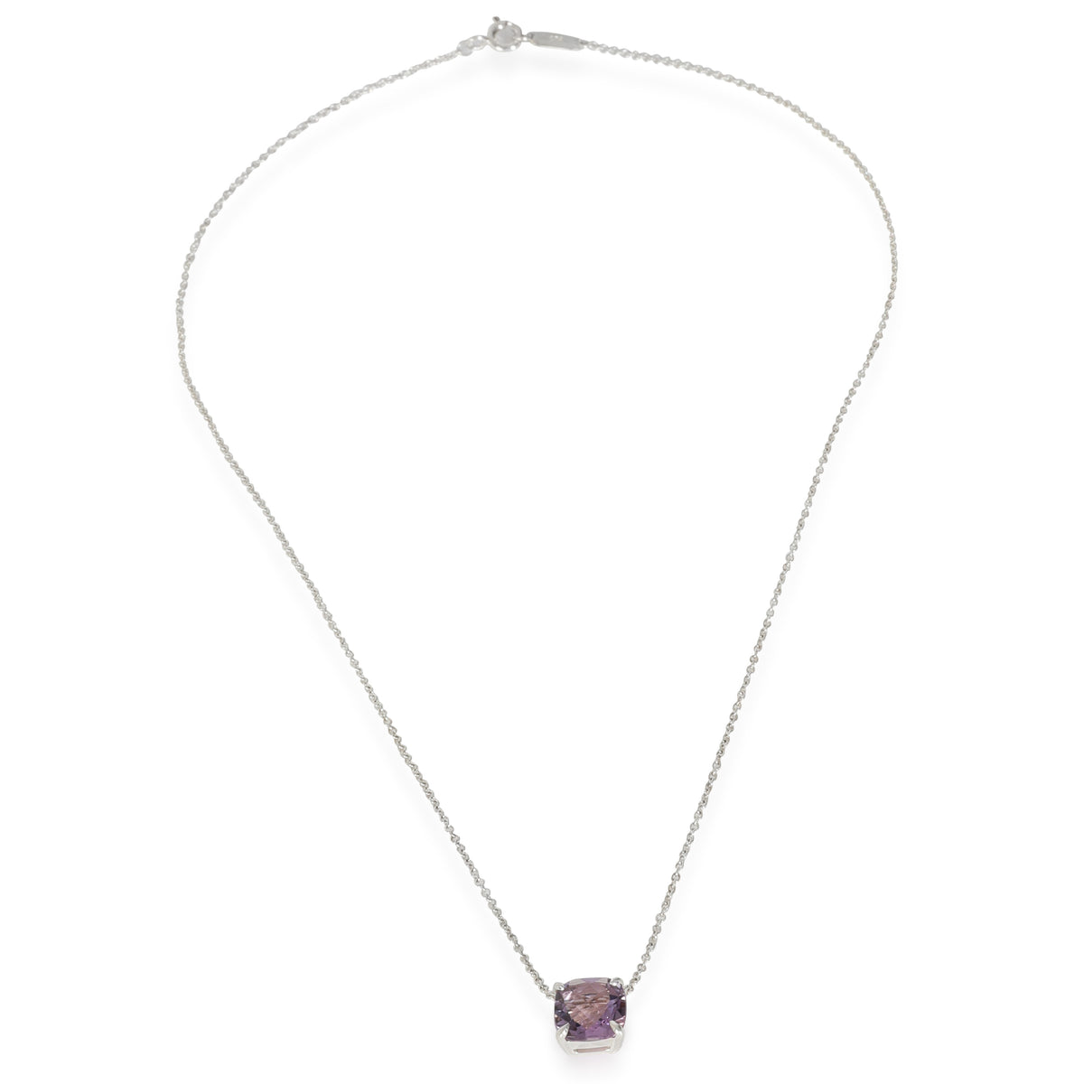Tiffany & Co. Sterling Silver Amethyst Sparklers Pendant
