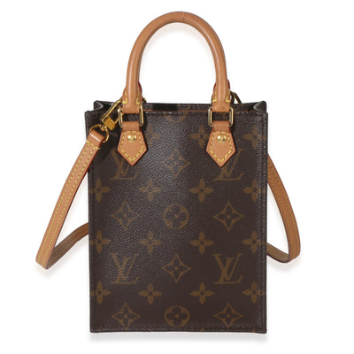 Louis Vuitton Monogram Canvas Petit Sac Plat Handbag id