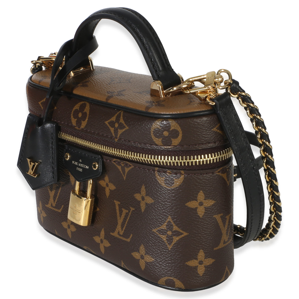 Louis Vuitton Monogram Reverse Canvas Vanity PM Handbag 2