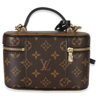 Louis Vuitton Monogram Reverse Canvas Vanity PM Handbag 4