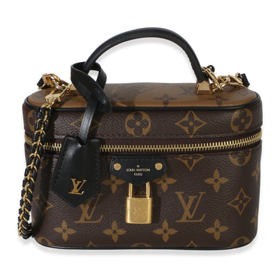 Louis Vuitton Monogram Reverse Canvas Vanity PM Handbag fv