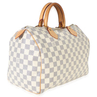 Louis Vuitton Damier Azur Canvas Speedy 30 Handbag 3