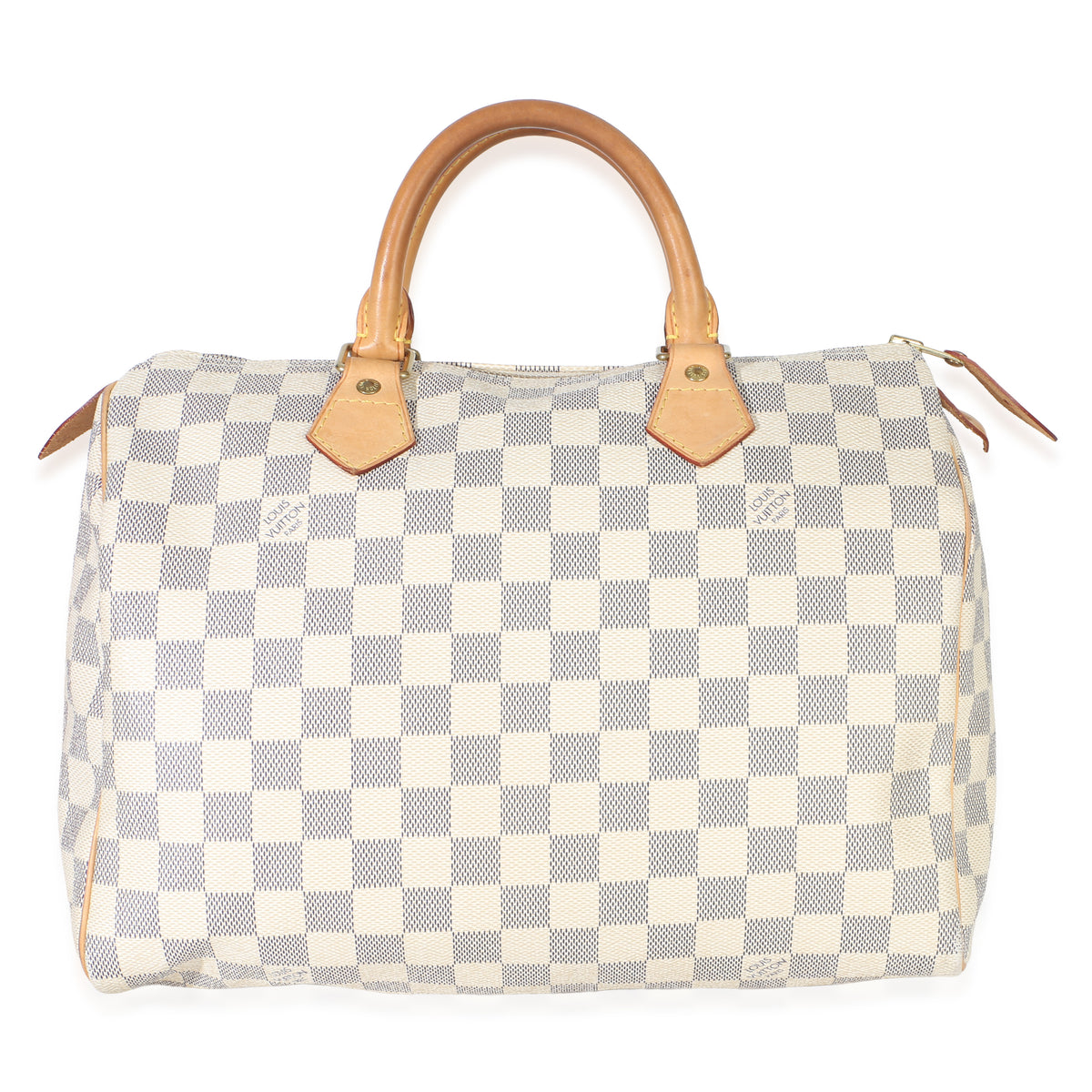 Louis Vuitton Damier Azur Canvas Speedy 30 Handbag fv