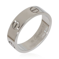Cartier White Gold  Love Ring bv