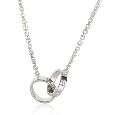 Cartier White Gold  Love Necklace fv
