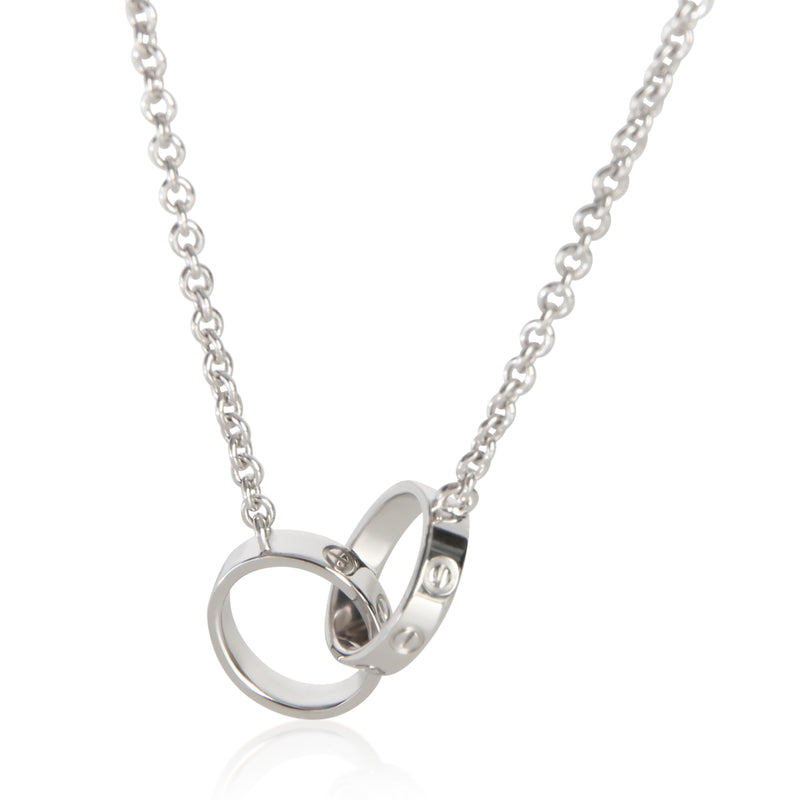 Cartier White Gold  Love Necklace fv