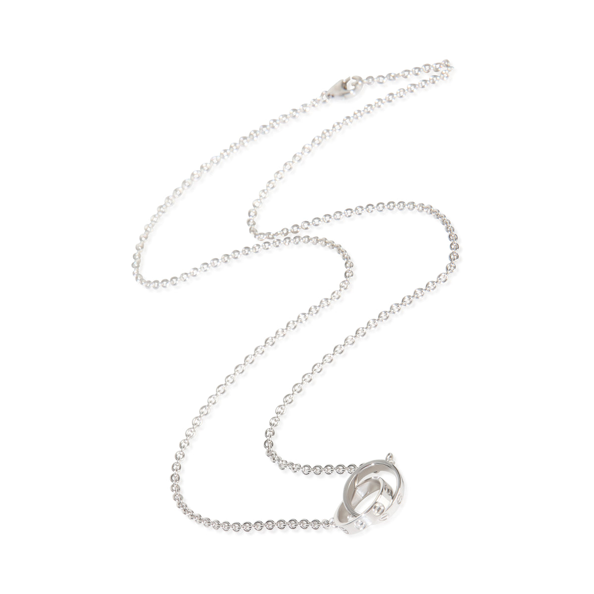 Cartier White Gold  Love Necklace pv