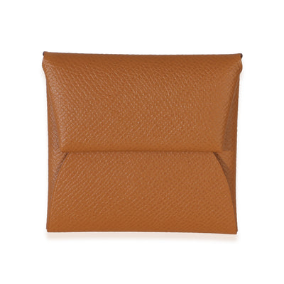 Hermès Gold Epsom Bastia Change Purse Wallet id