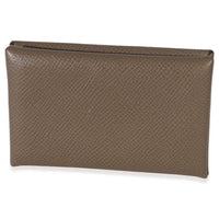 Hermès Etoupe Epsom Calvi Card Holder 4
