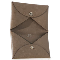 Hermès Etoupe Epsom Calvi Card Holder 5