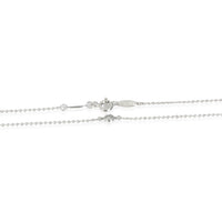 Tiffany & Co. Sterling Silver Diamond Elsa Peretti Diamond By The Yard Necklace