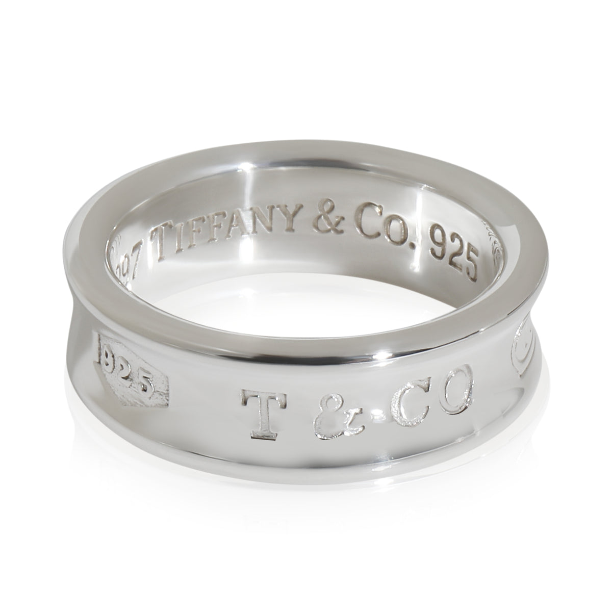 Tiffany & Co. Sterling Silver  1837 Ring