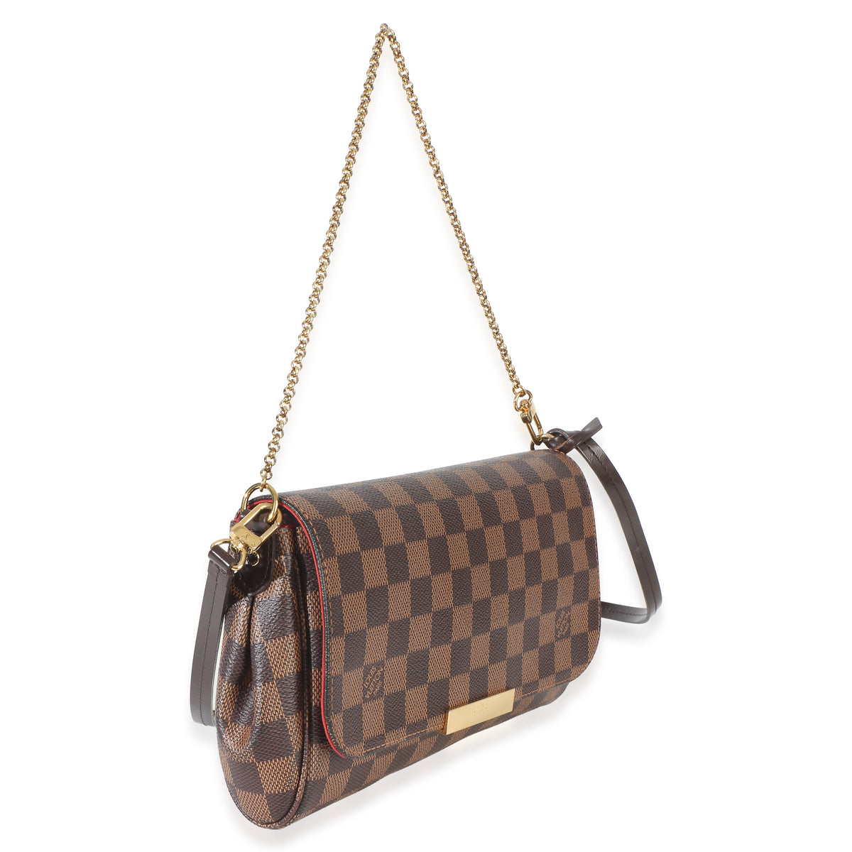 Louis Vuitton Damier Ebene Canvas Favorite MM Handbag 3