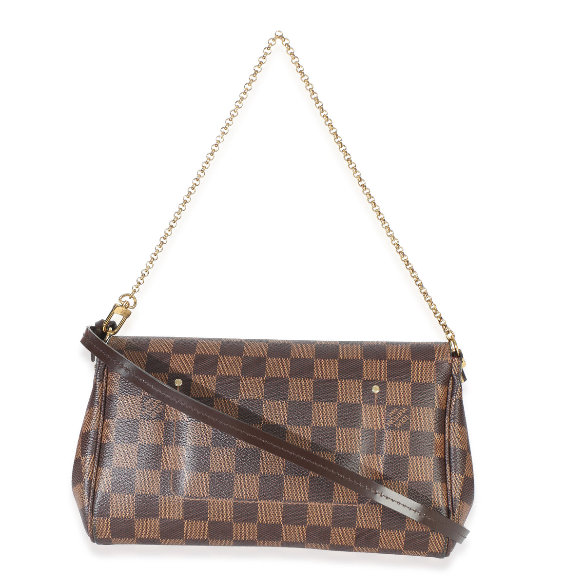 Louis Vuitton Damier Ebene Canvas Favorite MM Handbag 4