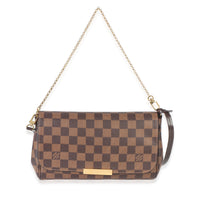 Louis Vuitton Damier Ebene Canvas Favorite MM Handbag fv