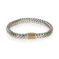 John Hardy Yellow Gold & Sterling Silver  7.5mm Icon Bracelet pv