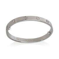 Cartier White Gold  Love Bracelet bv