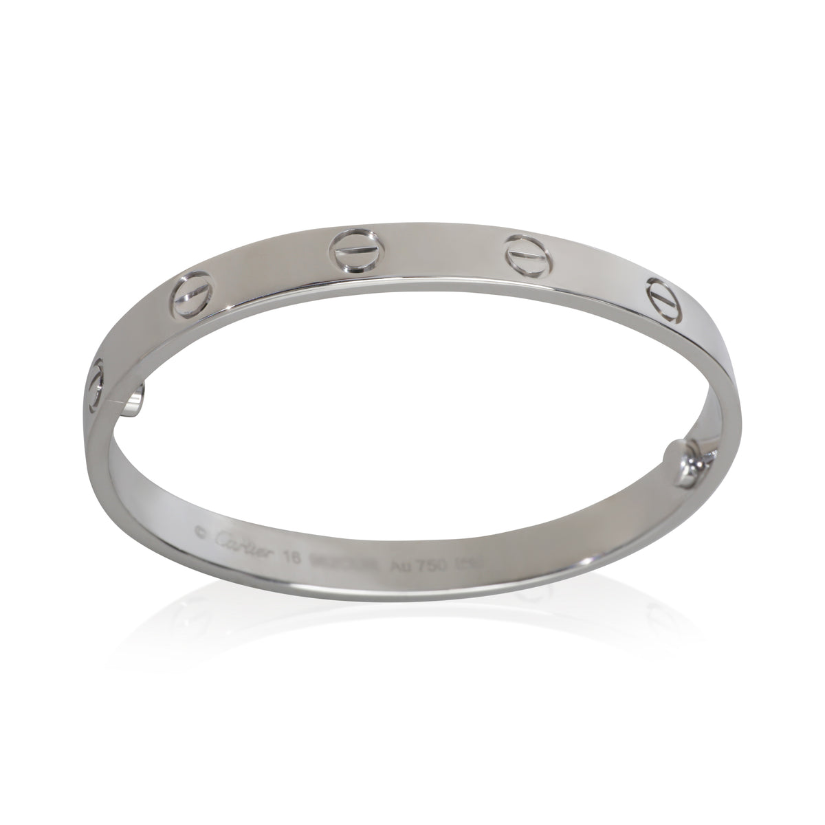 Cartier White Gold  Love Bracelet bv