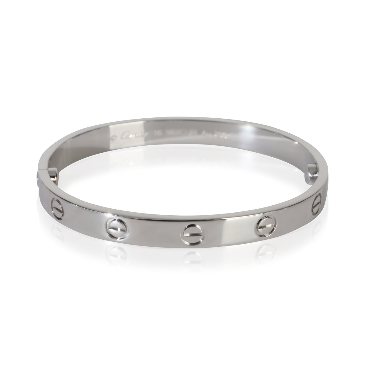 Cartier White Gold  Love Bracelet fv