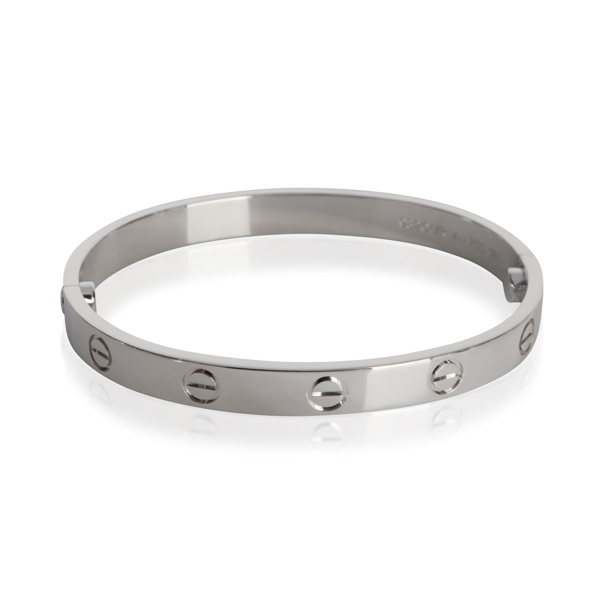 Cartier White Gold  Love Bracelet pv