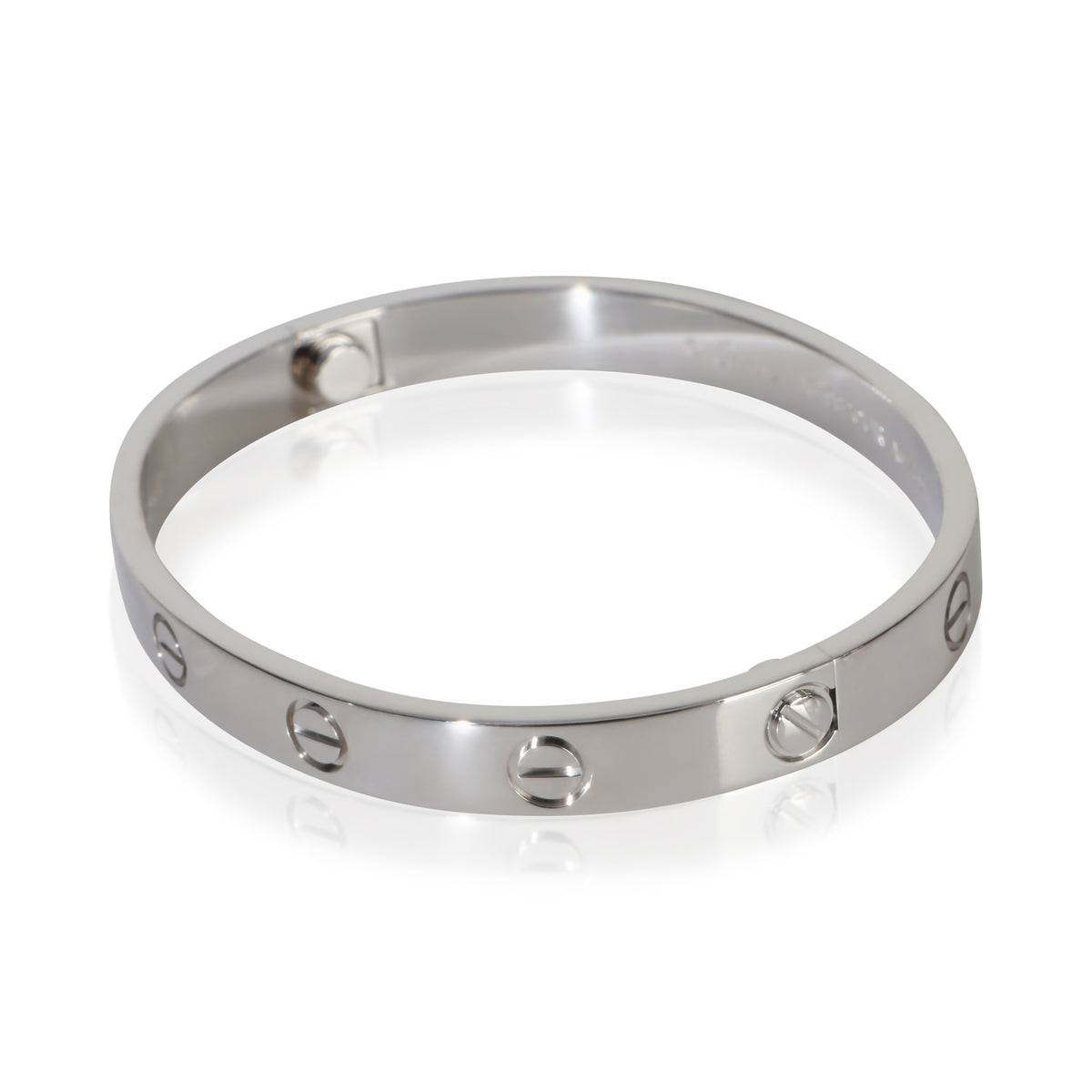 Cartier White Gold  Love Bracelet sv