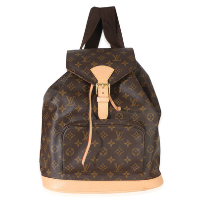 Louis Vuitton Vintage Monogram Canvas Montsouris MM Backpack Handbag id