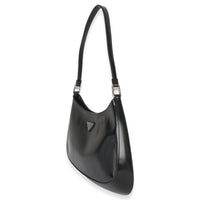 Prada Black Spazzolato Cleo Bag Handbag 2