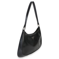 Prada Black Spazzolato Cleo Bag Handbag 3