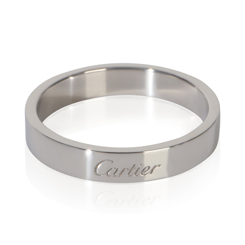 Cartier Platinum  4mm C de  Band id