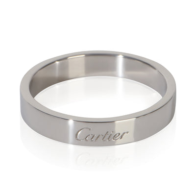 Cartier Platinum  4mm C de  Band id