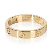 Cartier Yellow Gold Diamond Small Model Love Ring pv