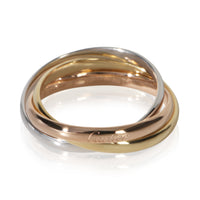 Cartier 3 Tone Gold  Small Model Trinity Ring sv