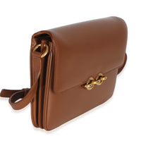 Saint Laurent Brown Smooth Calfskin Le Maillon Satchel Handbag 4