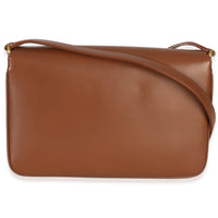 Saint Laurent Brown Smooth Calfskin Le Maillon Satchel Handbag 5